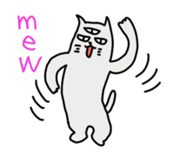 THE THREE EYES OF CAT in English sticker #7307462