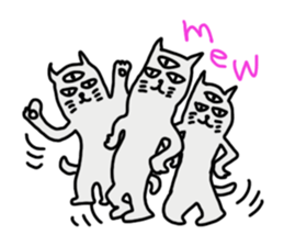 THE THREE EYES OF CAT in English sticker #7307465