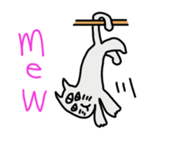 THE THREE EYES OF CAT in English sticker #7307468