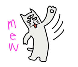 THE THREE EYES OF CAT in English sticker #7307471