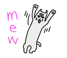 THE THREE EYES OF CAT in English sticker #7307480