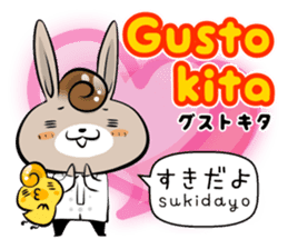 Tagalog & Japanese Basic greetings sticker #7318673
