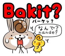 Tagalog & Japanese Basic greetings sticker #7318690