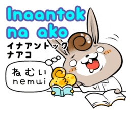 Tagalog & Japanese Basic greetings sticker #7318698