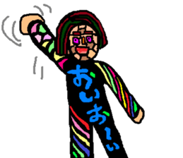 Stained glass style sticker #7386617