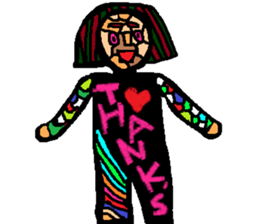 Stained glass style sticker #7386618
