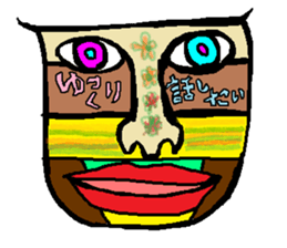 Stained glass style sticker #7386629