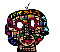 Stained glass style sticker #7386634