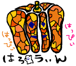 Stained glass style sticker #7386642
