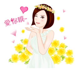 Goddess of Flower Remedy sticker #7394654