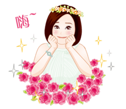 Goddess of Flower Remedy sticker #7394655