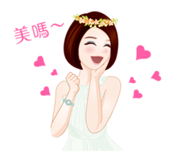 Goddess of Flower Remedy sticker #7394658