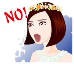 Goddess of Flower Remedy sticker #7394663