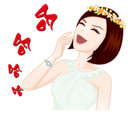 Goddess of Flower Remedy sticker #7394665