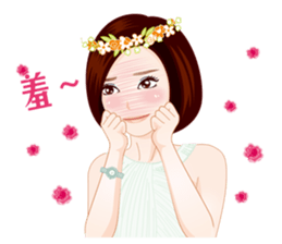 Goddess of Flower Remedy sticker #7394666