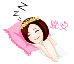 Goddess of Flower Remedy sticker #7394671