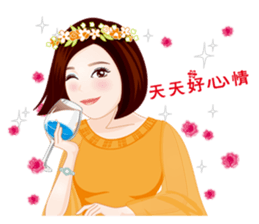 Goddess of Flower Remedy sticker #7394675