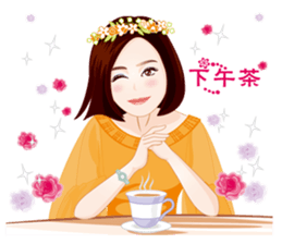 Goddess of Flower Remedy sticker #7394679