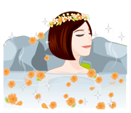 Goddess of Flower Remedy sticker #7394686