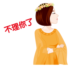 Goddess of Flower Remedy sticker #7394689