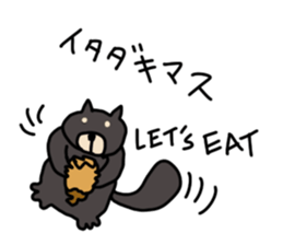 Hedgehog and flying squirrels sticker #7410047