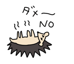 Hedgehog and flying squirrels sticker #7410058