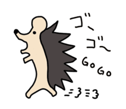 Hedgehog and flying squirrels sticker #7410075