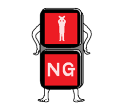 Traffic light's Shingo sticker #7502398