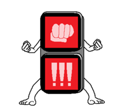 Traffic light's Shingo sticker #7502429