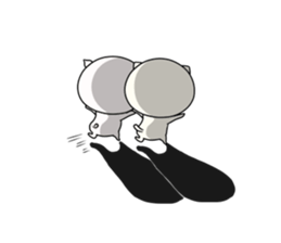 cat & pig!!! sticker #7709990