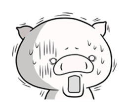 cat & pig!!! sticker #7710022