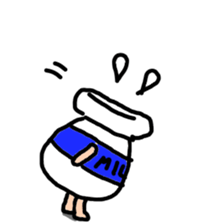milk sticker sticker #7948321