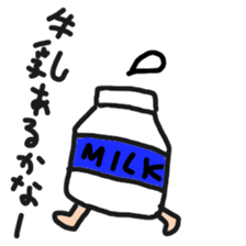 milk sticker sticker #7948331