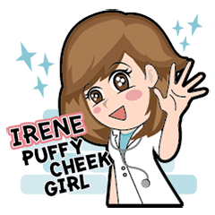 Irene Puffy Cheek Girl 01 (Eng)