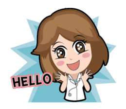 Irene Puffy Cheek Girl 01 (Eng) sticker #8102196