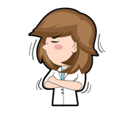 Irene Puffy Cheek Girl 01 (Eng) sticker #8102204