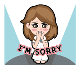 Irene Puffy Cheek Girl 01 (Eng) sticker #8102212