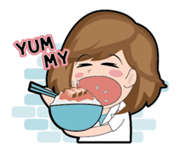 Irene Puffy Cheek Girl 01 (Eng) sticker #8102216