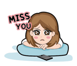 Irene Puffy Cheek Girl 01 (Eng) sticker #8102220