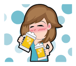 Irene Puffy Cheek Girl 01 (Eng) sticker #8102230