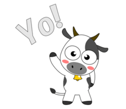 Funny cow Sticker sticker #8177709