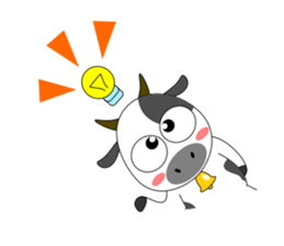 Funny cow Sticker sticker #8177712