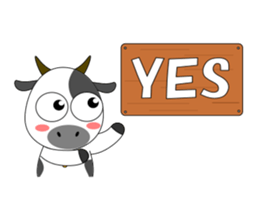 Funny cow Sticker sticker #8177714