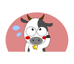 Funny cow Sticker sticker #8177725