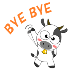 Funny cow Sticker sticker #8177726