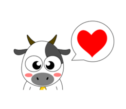 Funny cow Sticker sticker #8177727