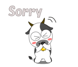 Funny cow Sticker sticker #8177728