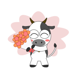 Funny cow Sticker sticker #8177729