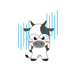 Funny cow Sticker sticker #8177731