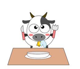 Funny cow Sticker sticker #8177735